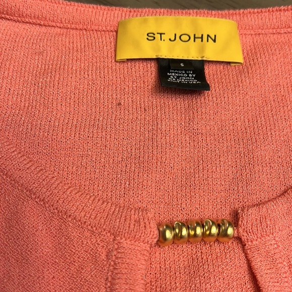 ST.JOHN WOOL KNIT YELLOW LABEL TOP SMALL - Picture 14 of 16